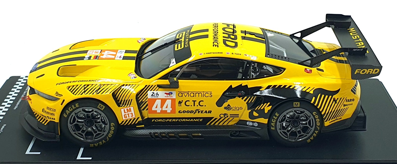 IXO 1/18 Scale  LEGTMUS-LM24044 - Ford Mustang GT3 #44 24hr Le Mans 2024