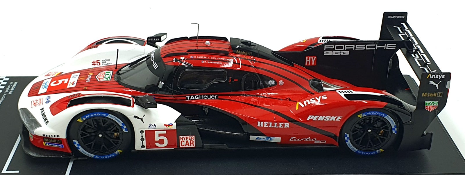 IXO 1/18 Scale LEGT963-LM008 - Porsche 963 #5 24hr Le Mans 2024