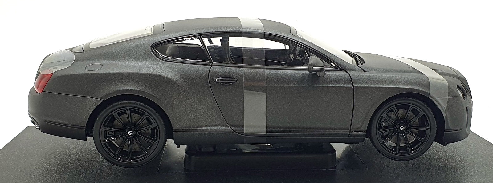 Welly 1/18 Scale Model Car 18038W - Bentley Continental Supersports - Dark Grey