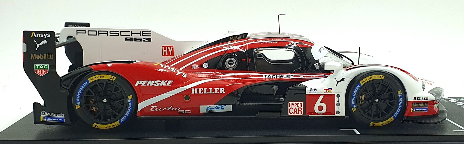 IXO 1/18 Scale  LEGT963-LM009 - Porsche 963 #6 24hr Le Mans 2024