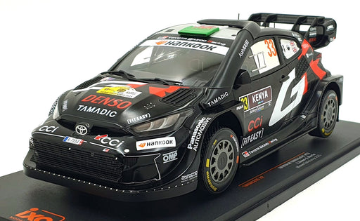 IXO 1/18 Scale 18RMC245.22 - Toyota GR Yaris Rally 1 #33 1st Kenya Rally 2025