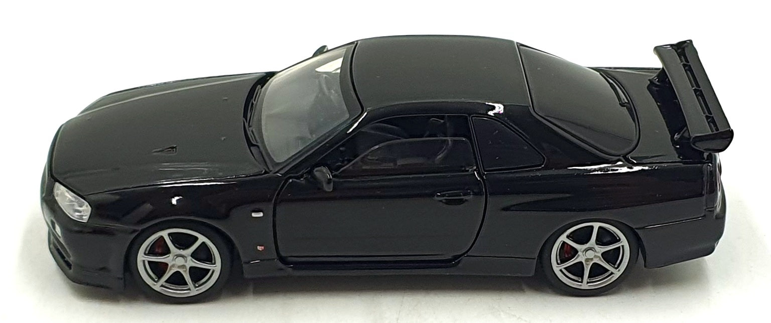 Tayumo 1/32 Pull Back & Go 32115010 - Nissan GT-R34 V-Spec II - Black