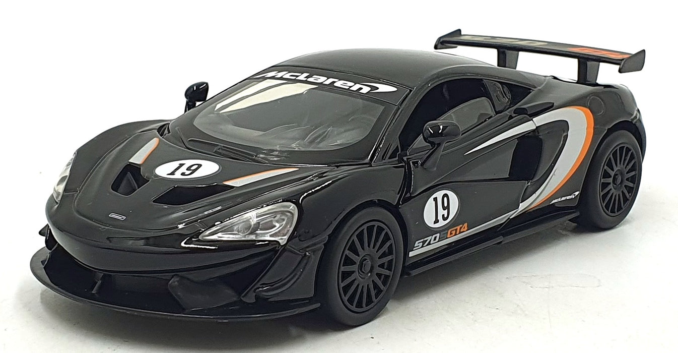Tayumo 1/32 Pull Back & Go 32130012 - McLaren 570S GT4 LHD - Black