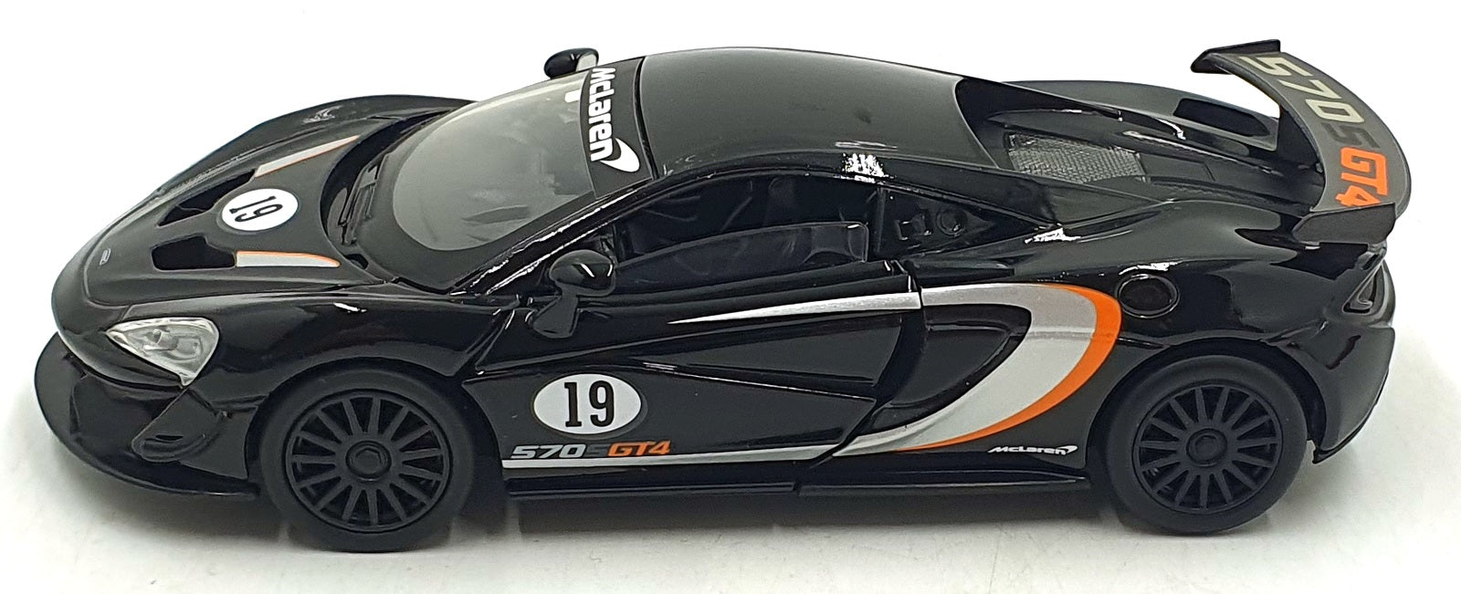 Tayumo 1/32 Pull Back & Go 32130012 - McLaren 570S GT4 LHD - Black