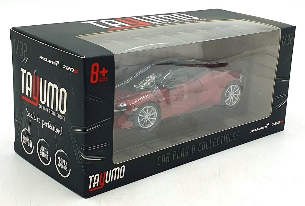 Tayumo 1/32 Pull Back & Go 32130021 - McLaren 720S LHD - Red
