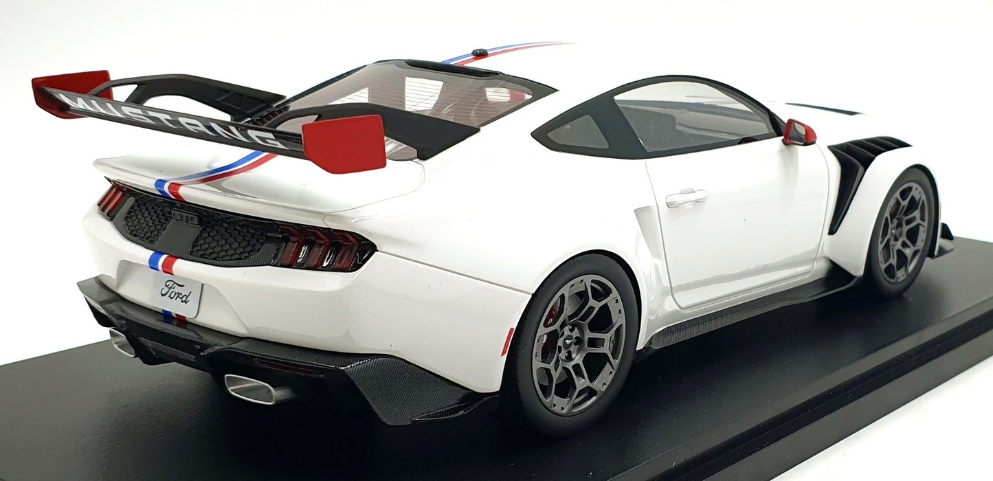 Top Speed 1/18 Scale TS0675 - Ford Mustang GTD Spirit of America - White