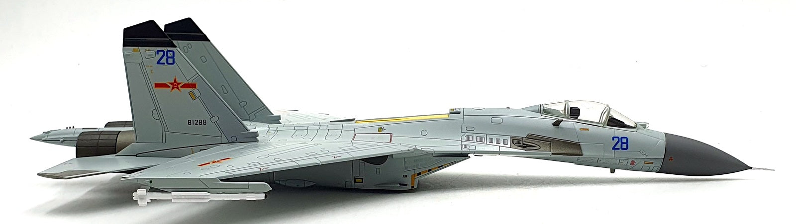 Hobby Master 1/72 Scale HA6024 Sukhoi Su-27 "Flanker" J-11BGH PLANAF w Missiles