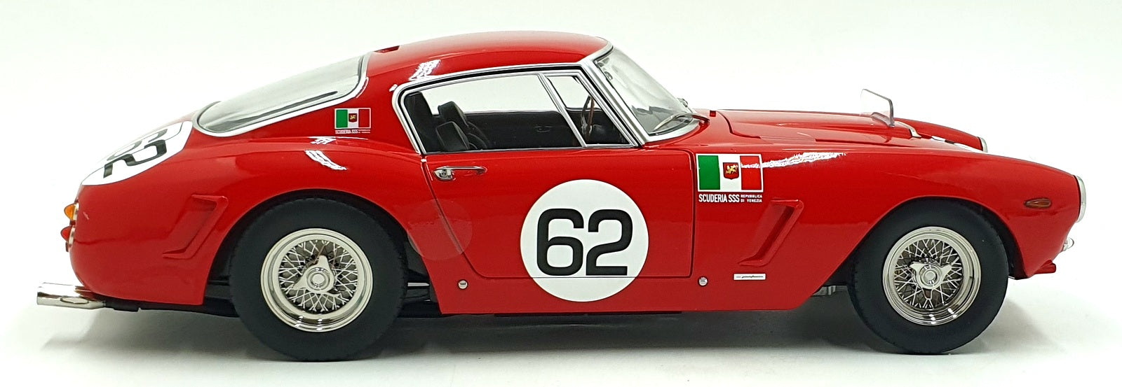 KK Scale 1/12 Scale KKDC120324 - Ferrari 250 GT SWB #62 1st Coppa Monza 1960