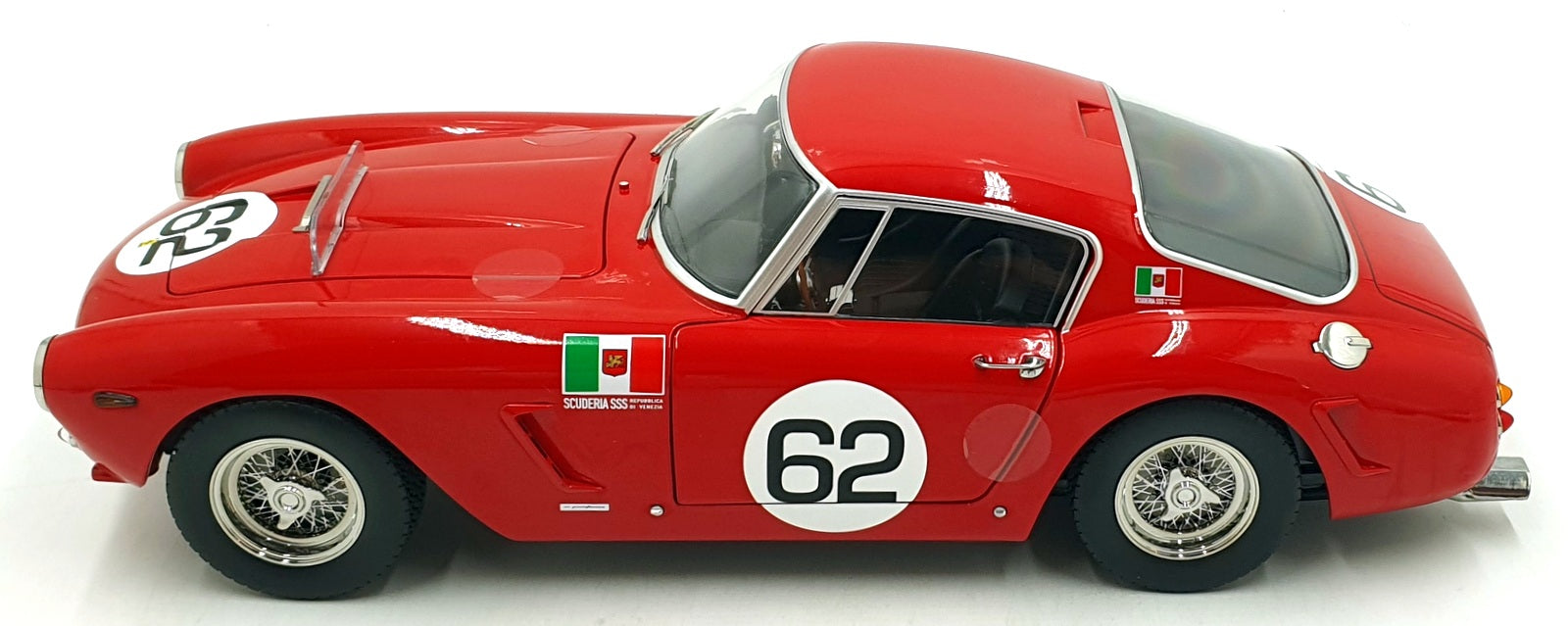 KK Scale 1/12 Scale KKDC120324 - Ferrari 250 GT SWB #62 1st Coppa Monza 1960