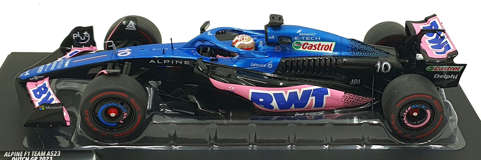 Solido 1/18 Scale S1811002 - Alpine F1 Team A523 #10 Dutch GP 2023 - Gasly