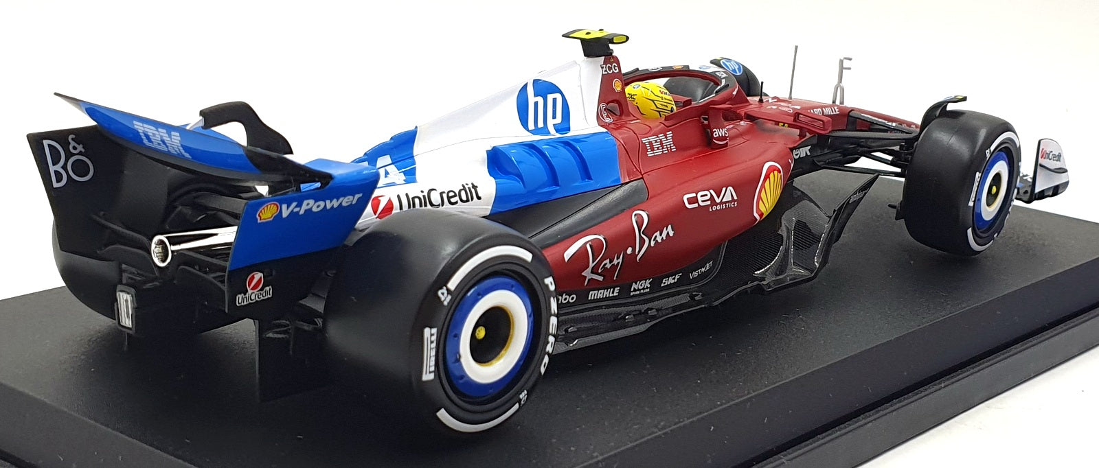 Burago 1/18 Scale Diecast 18-16816 Ferrari SF-25 L.Hamilton #44 F1 Miami GP 2025