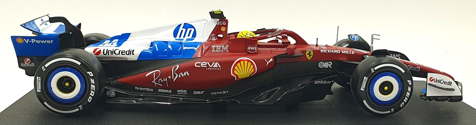Burago 1/18 Scale Diecast 18-16816 Ferrari SF-25 L.Hamilton #44 F1 Miami GP 2025