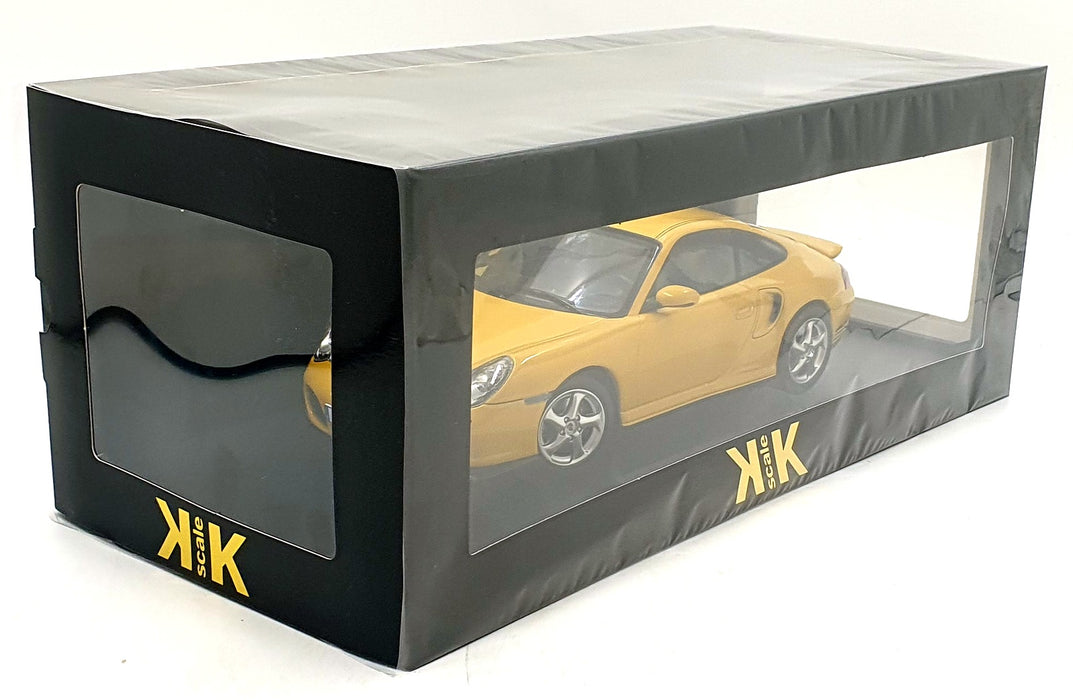 KK Scale 1/18 Scale KKDC181473 - 2000 Porsche 911 (996) Turbo - Yellow