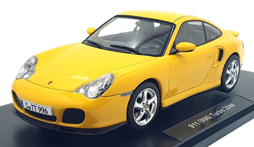 KK Scale 1/18 Scale KKDC181473 - 2000 Porsche 911 (996) Turbo - Yellow