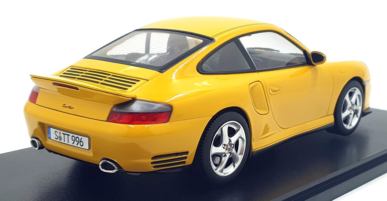 KK Scale 1/18 Scale KKDC181473 - 2000 Porsche 911 (996) Turbo - Yellow