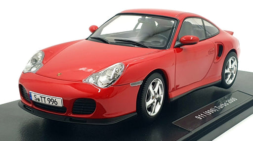 KK Scale 1/18 Scale KKDC181474 - 2000 Porsche 911 (996) Turbo - Red