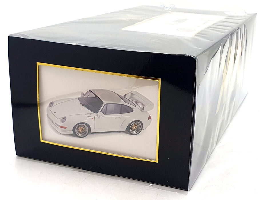 KK Scale 1/12 Scale KKDC120284B - 1996 Porsche 911 (993) GT2 with BBS-Rims White