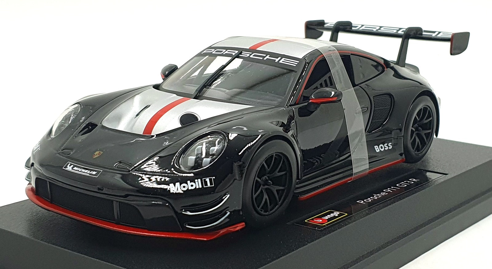 Burago 1/24 Scale Diecast 18-28048 - Porsche 911 GT3 R - Black