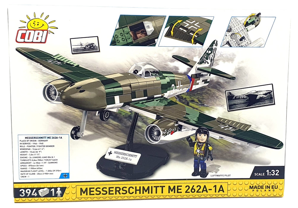 Cobi Bricks 1/32 Scale 5721 - Messerschmitt ME 262A -1A - 394 Pieces