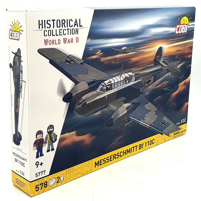 Cobi Bricks 1/32 Scale 5777 - Messerschmitt Bf 110C - 578 Pieces