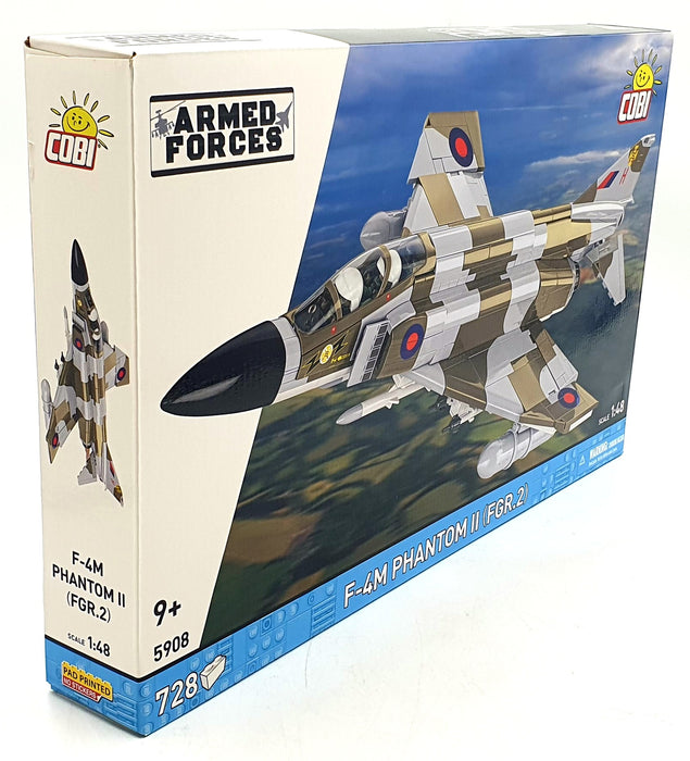 Cobi Bricks 1/48 Scale 5908 - F-4M Phantom II (FGR.2) - 728 Pieces
