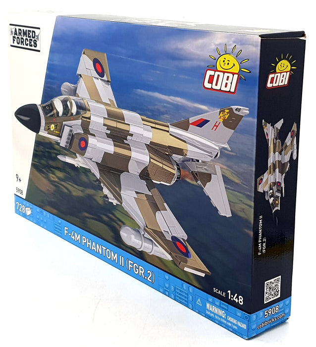 Cobi Bricks 1/48 Scale 5908 - F-4M Phantom II (FGR.2) - 728 Pieces