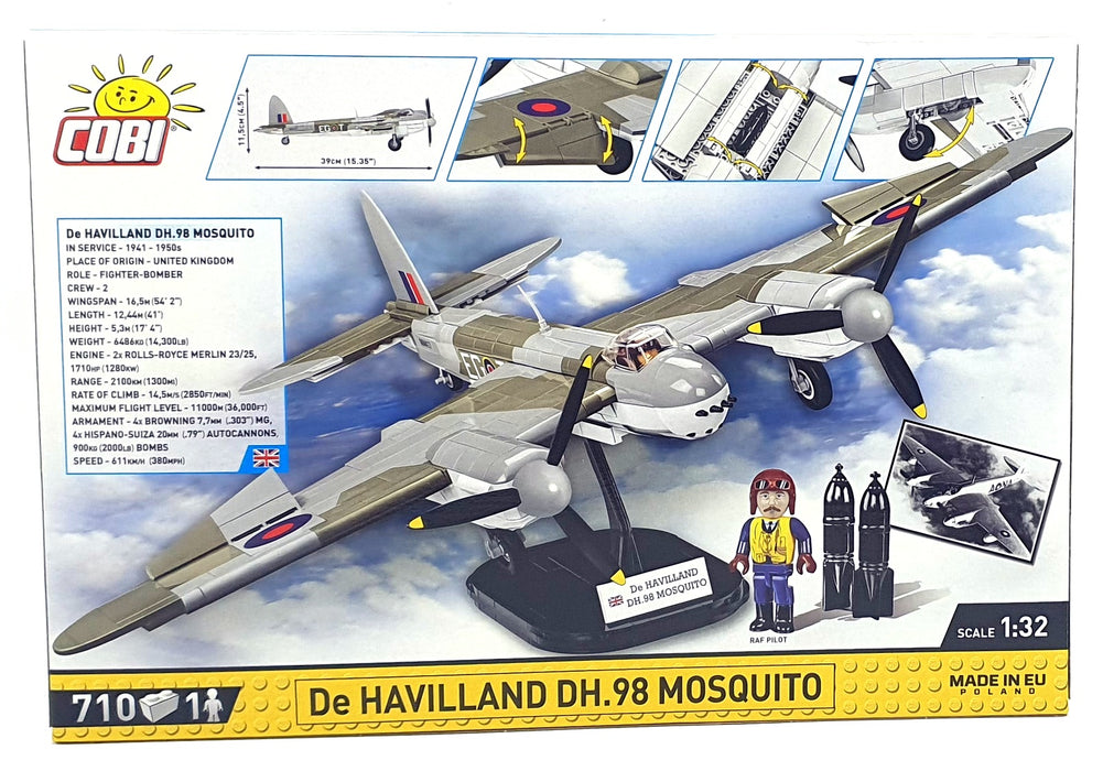 Cobi Bricks 1/32 Scale 5735 - De Havilland DH.98 Mosquito - 710 Pieces