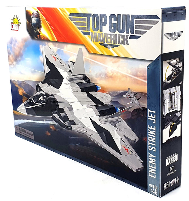 Cobi Bricks 1/48 Scale 5921 - Top Gun Enemy Strike Jet - 851 Pieces