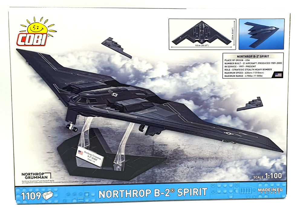 Cobi Bricks 1/100 Scale 5916 - Northrop B-2 Spirit - 1109 Pieces