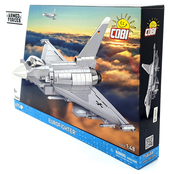 Cobi Bricks 1/48 Scale 5848A - Eurofighter Jet - 675 Pieces