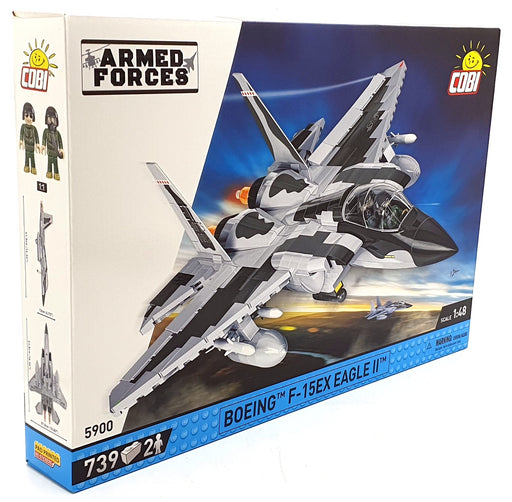 Cobi Bricks 1/48 Scale 5900 - Boeing F-15EX Eagle II - 739 Pieces