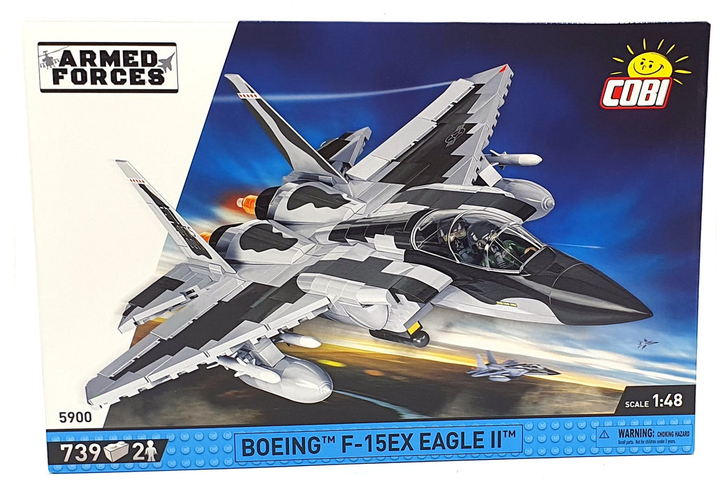 Cobi Bricks 1/48 Scale 5900 - Boeing F-15EX Eagle II - 739 Pieces