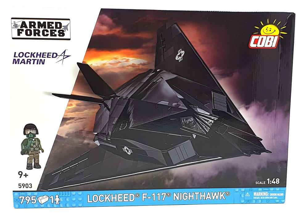 Cobi Bricks 1/48 Scale 5903 - Lockheed F-117 Nighthawk - 795 Pieces
