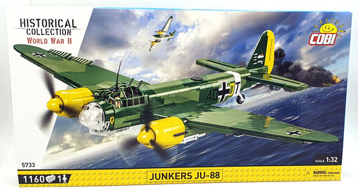 Cobi Bricks 1/32 Scale 5733 - Junkers JU-88 Aircraft - 1160 Pieces