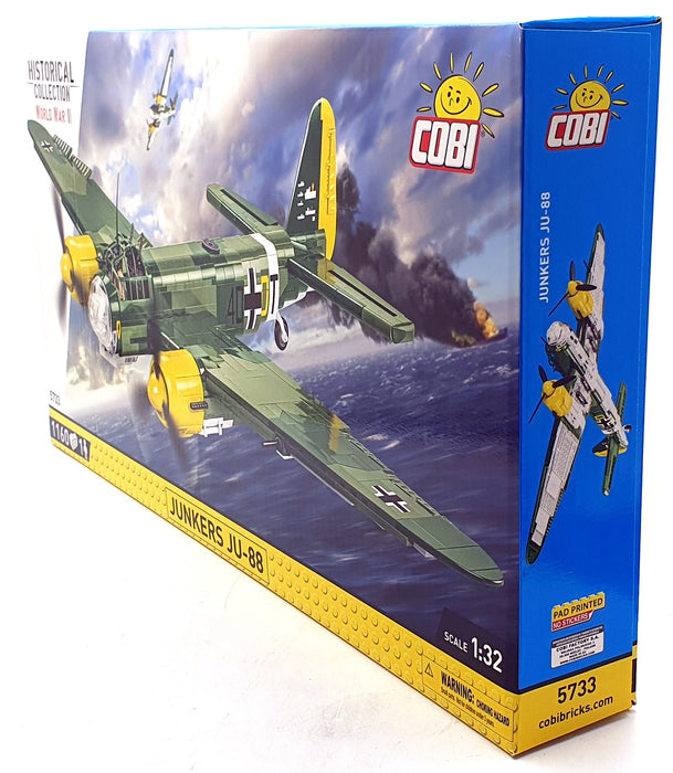 Cobi Bricks 1/32 Scale 5733 - Junkers JU-88 Aircraft - 1160 Pieces