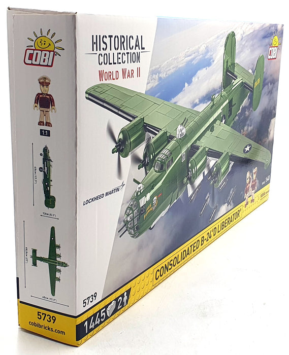 Cobi Bricks 1/48 Scale 5739 - Consolidated B-24 D Liberator Aircraft 1445 Pieces