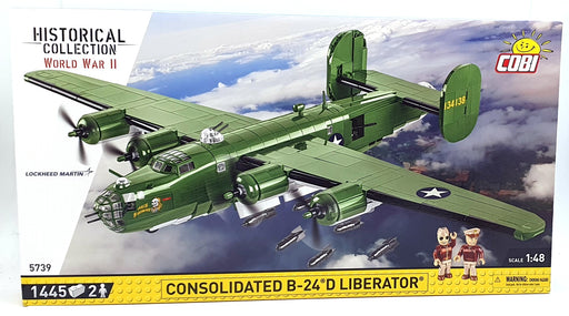 Cobi Bricks 1/48 Scale 5739 - Consolidated B-24 D Liberator Aircraft 1445 Pieces