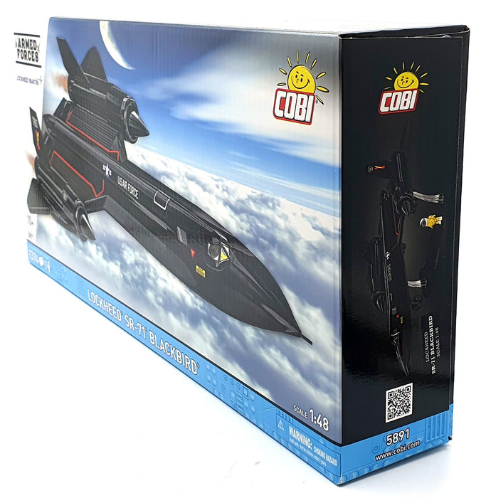 Cobi Bricks 1/48 Scale 5891 - Lockheed SR-71 Blackbird Aircraft - 1445 Pieces