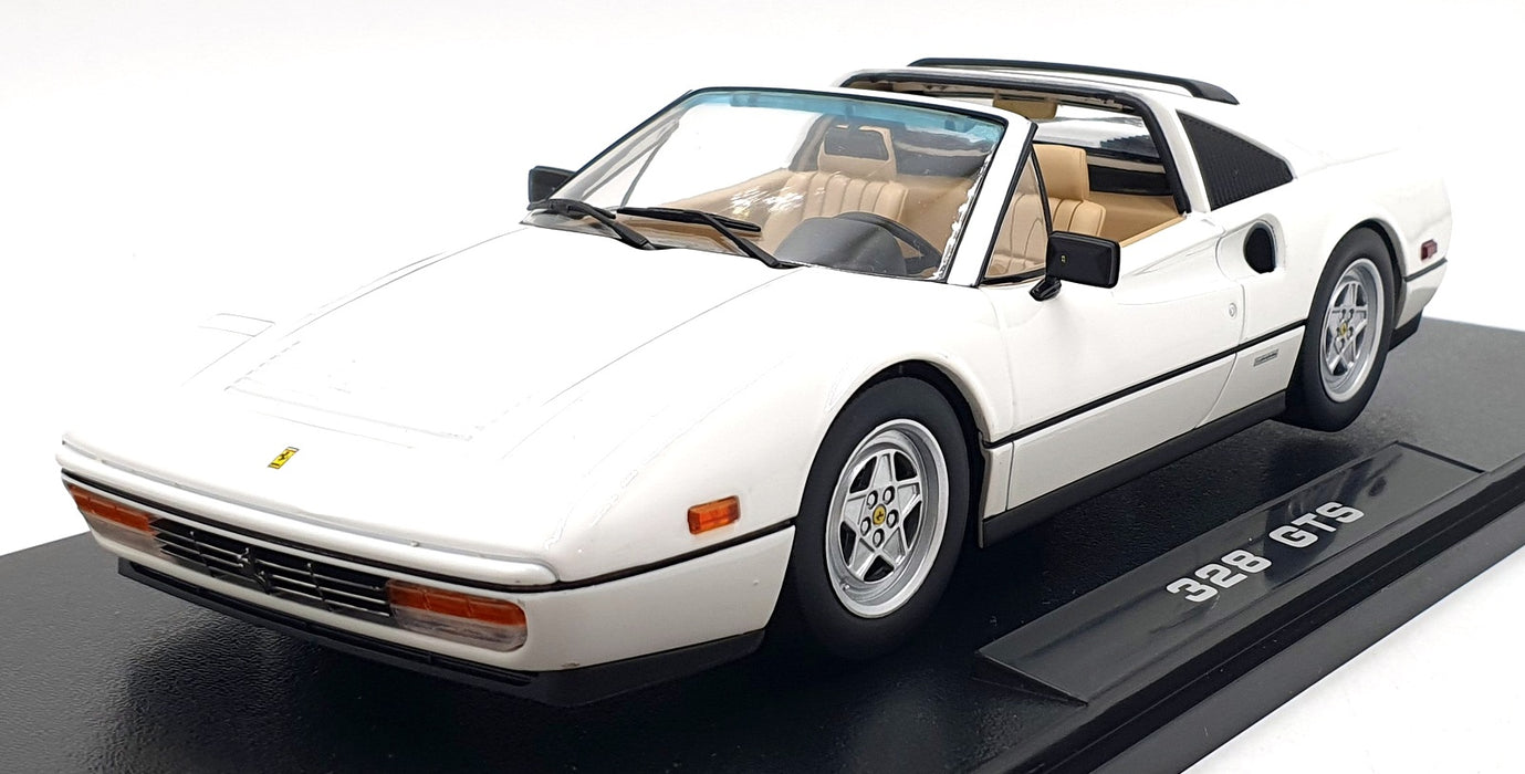 KK Scale 1/18 Scale KKDC181703 - 1985 Ferrari 328 GTS (US-Version) White