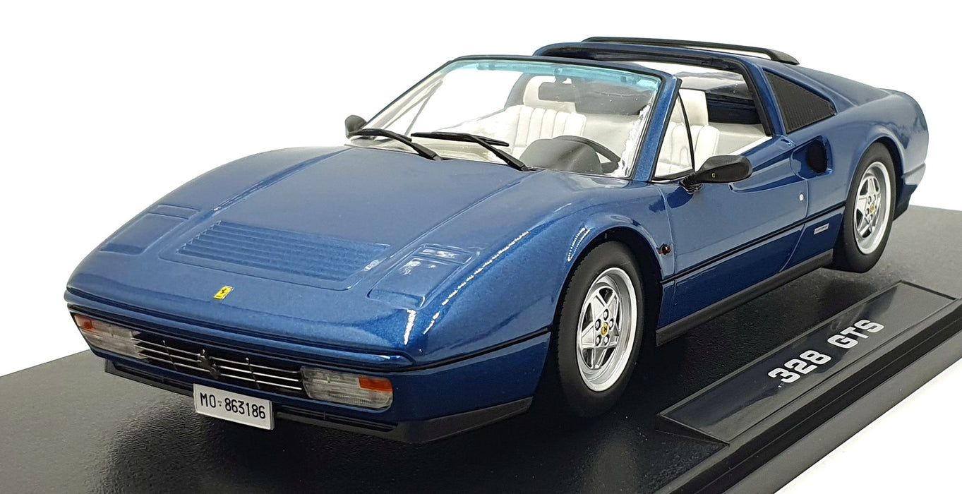 KK Scale 1/18 Scale KKDC180553 - 1985 Ferrari 328 GTS - Met. Blue