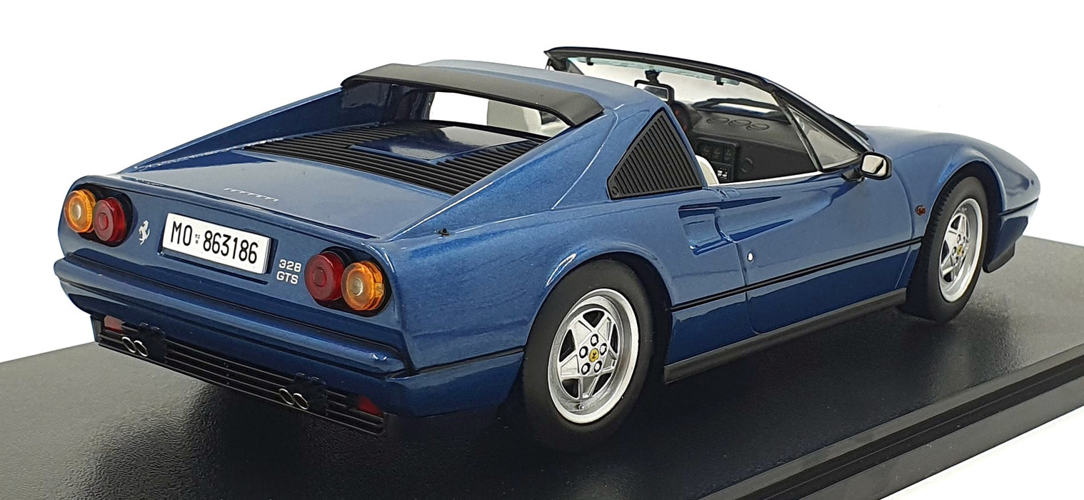 KK Scale 1/18 Scale KKDC180553 - 1985 Ferrari 328 GTS - Met. Blue