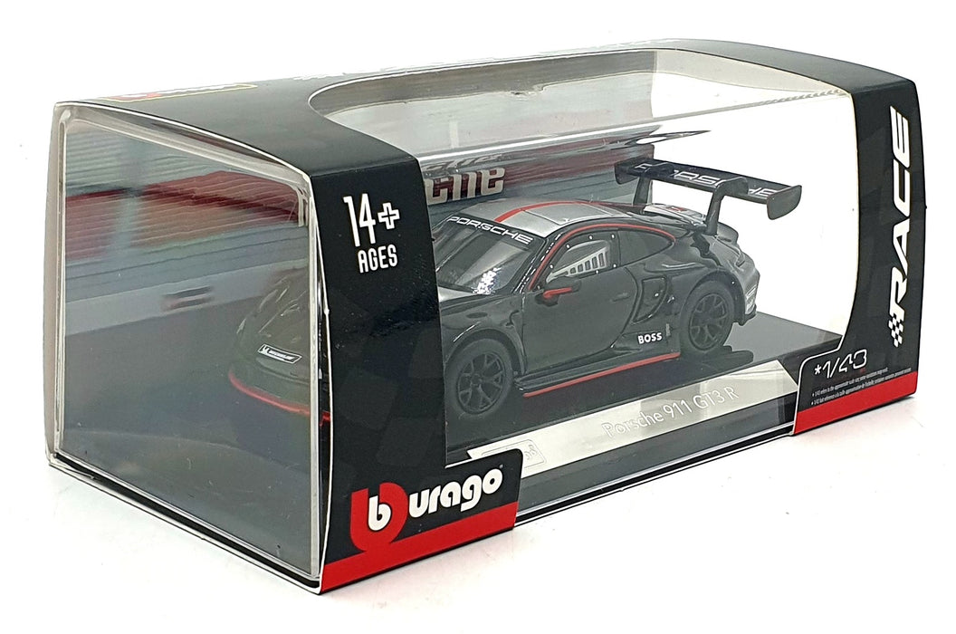 Burago 1/43 Scale 18-38321 - Porsche 911 GT3 R - Black