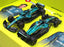 Burago 1/43 Scale 18-38222 - F1 Aston Martin AMR25 #14 #18 - Alonso Stroll 