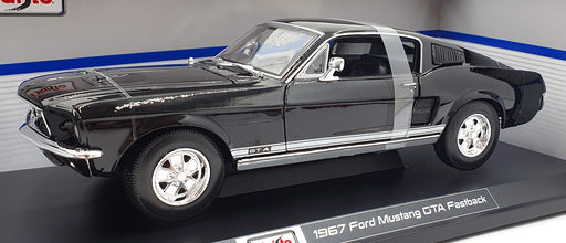 Maisto 1/18 Scale Diecast 311166 - 1967 Ford Mustang GTA Fastback - Black