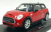 Welly NEX 1/18 Scale Diecast 18050W - New Mini Hatch - Red/Black