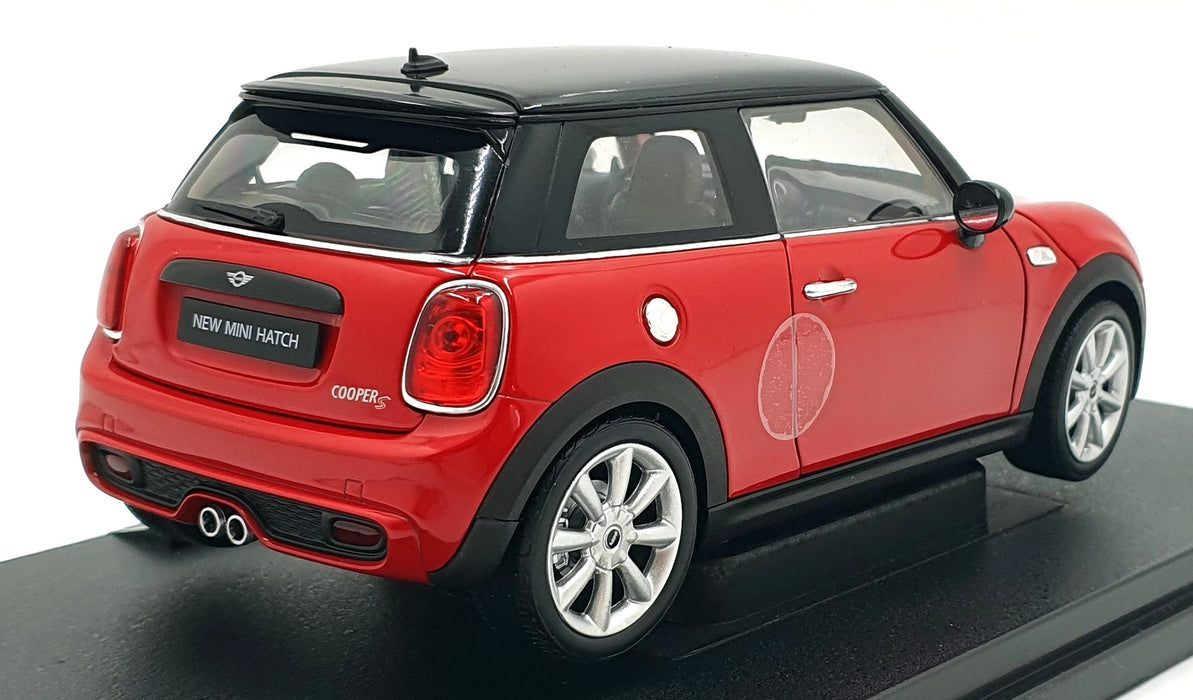 Welly NEX 1/18 Scale Diecast 18050W - New Mini Hatch - Red/Black