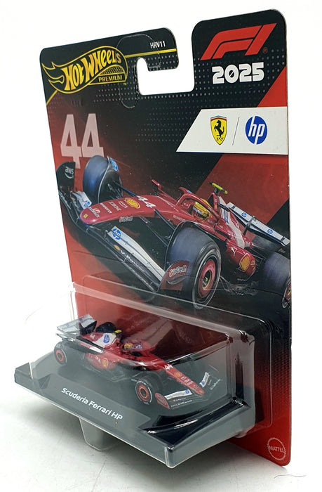Hot Wheels 1/64 Scale HRV11 - F1 Scuderia Ferrari HP #44 Hamilton 2025