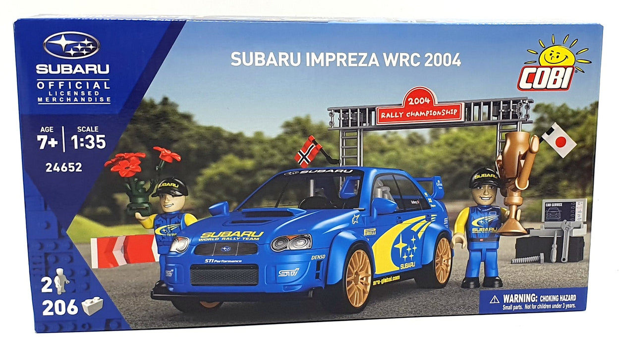 Cobi Bricks 1/35 Scale 24652 - Subaru Imprezza WRC 2004 - 206 Pieces