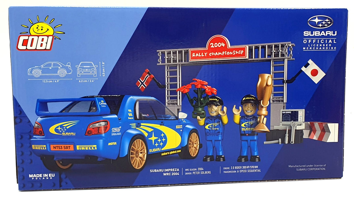 Cobi Bricks 1/35 Scale 24652 - Subaru Imprezza WRC 2004 - 206 Pieces
