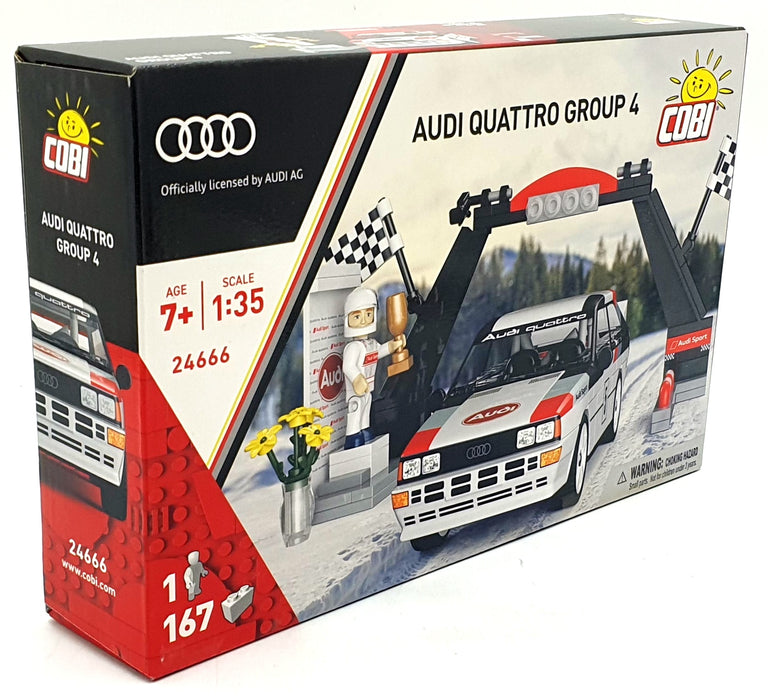 Cobi Bricks 1/35 Scale 24666 - Audi Quattro Group 4 - 167 Pieces